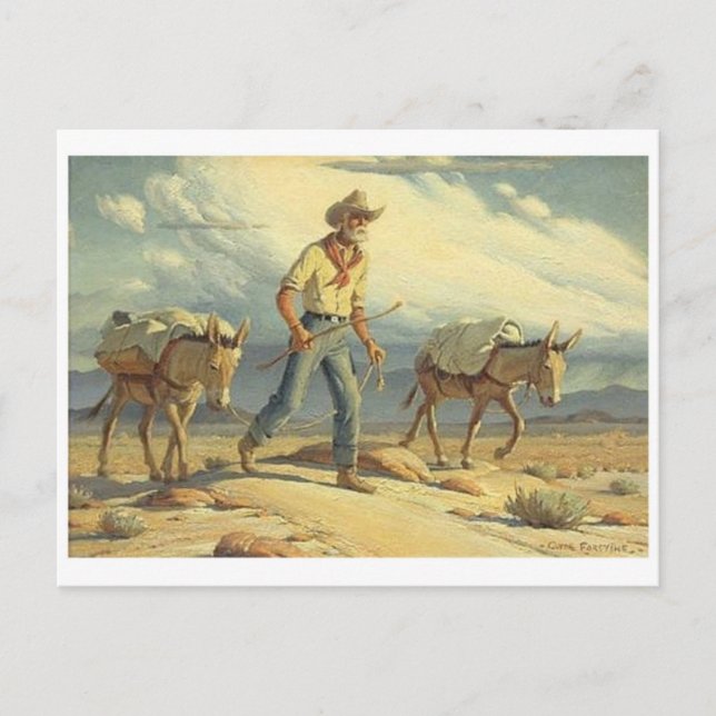 Tarjeta postal clásica de pintura (Anverso)