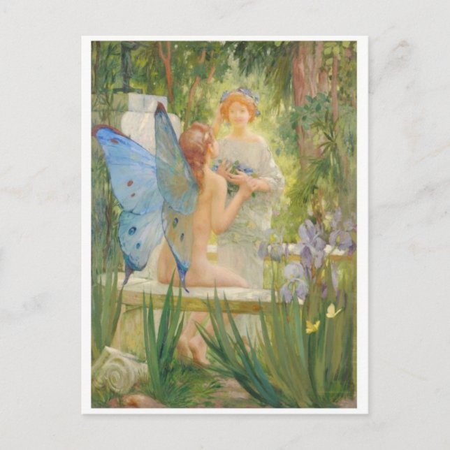 Tarjeta postal clásica de pintura (Anverso)