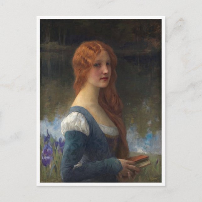 Tarjeta postal clásica de pintura (Anverso)