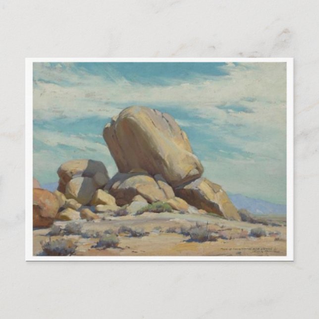 Tarjeta postal clásica de pintura (Anverso)