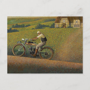 Tarjeta postal clásica de pintura