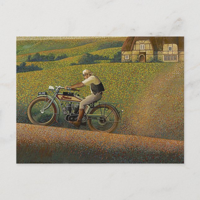 Tarjeta postal clásica de pintura (Anverso)