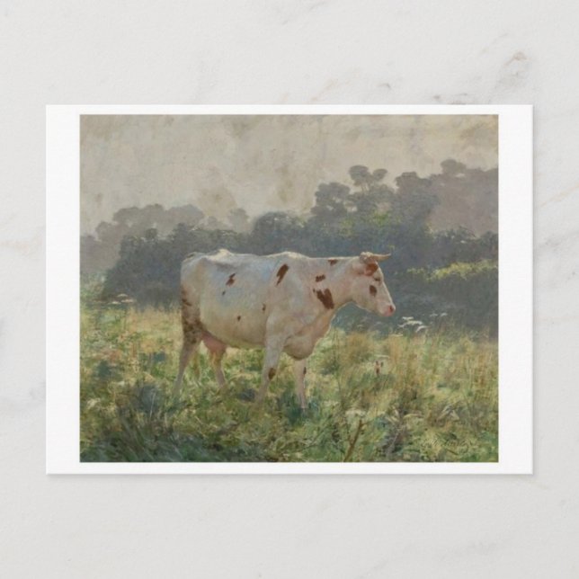 Tarjeta postal clásica de pintura (Anverso)