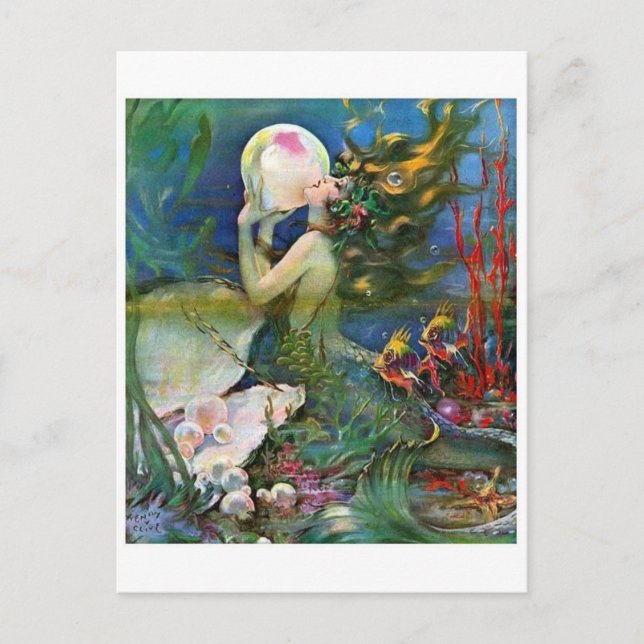 Tarjeta postal clásica de pintura (Anverso)