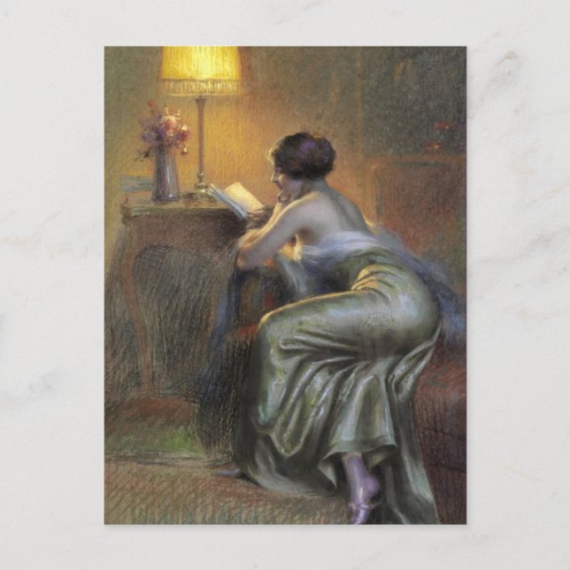 Tarjeta postal clásica de pintura (Anverso)