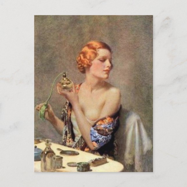 Tarjeta postal clásica de pintura (Anverso)