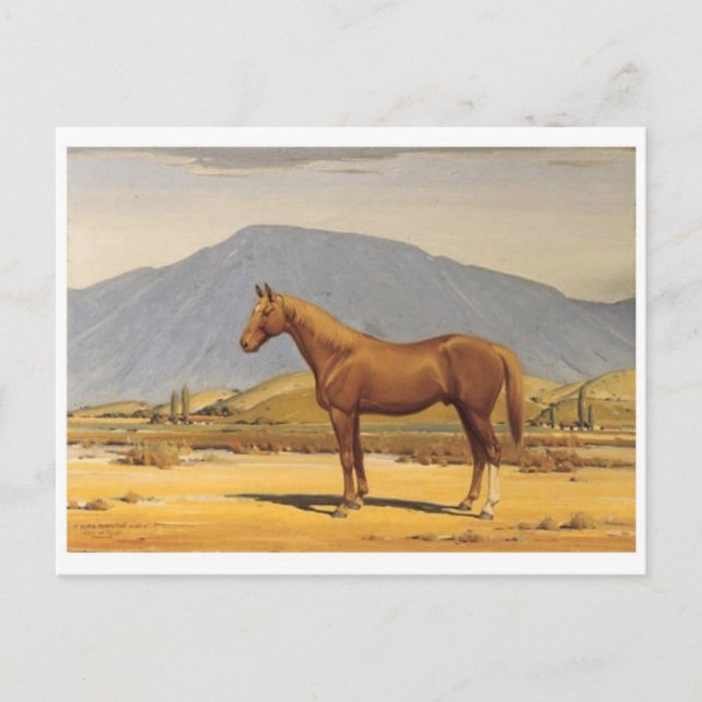 Tarjeta postal clásica de pintura (Anverso)