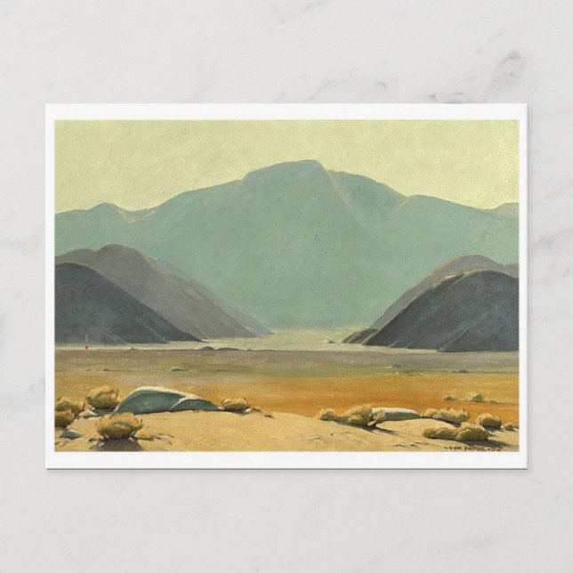 Tarjeta postal clásica de pintura (Anverso)