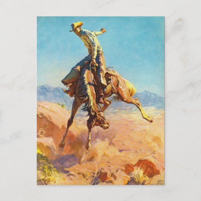 Tarjeta postal clásica de pintura (Anverso)