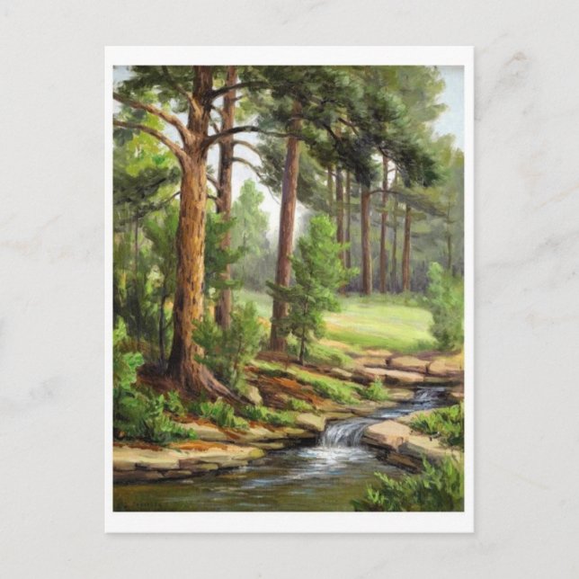 Tarjeta postal clásica de pintura (Anverso)