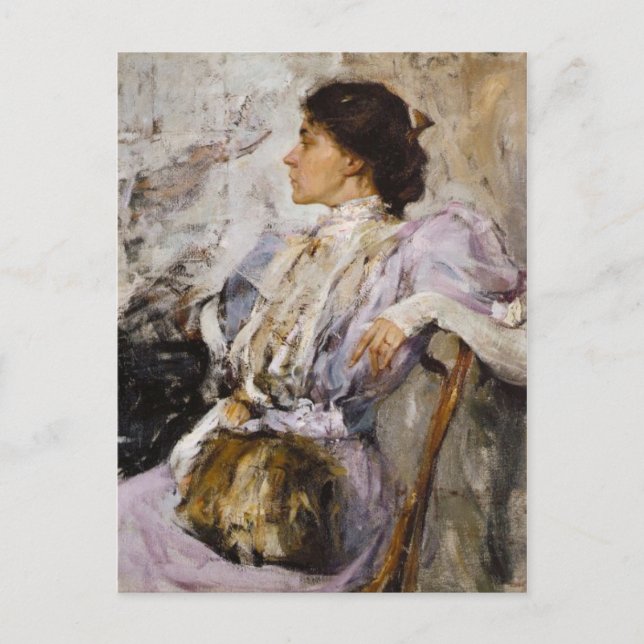 Tarjeta postal clásica de pintura (Anverso)