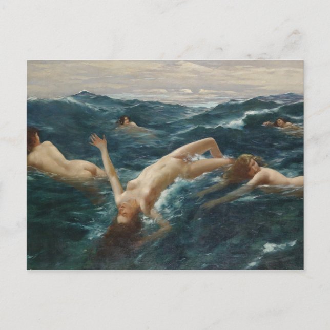 Tarjeta postal clásica de pintura (Anverso)