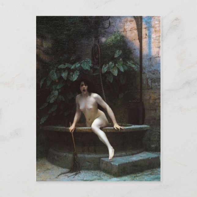 Tarjeta postal clásica de pintura (Anverso)