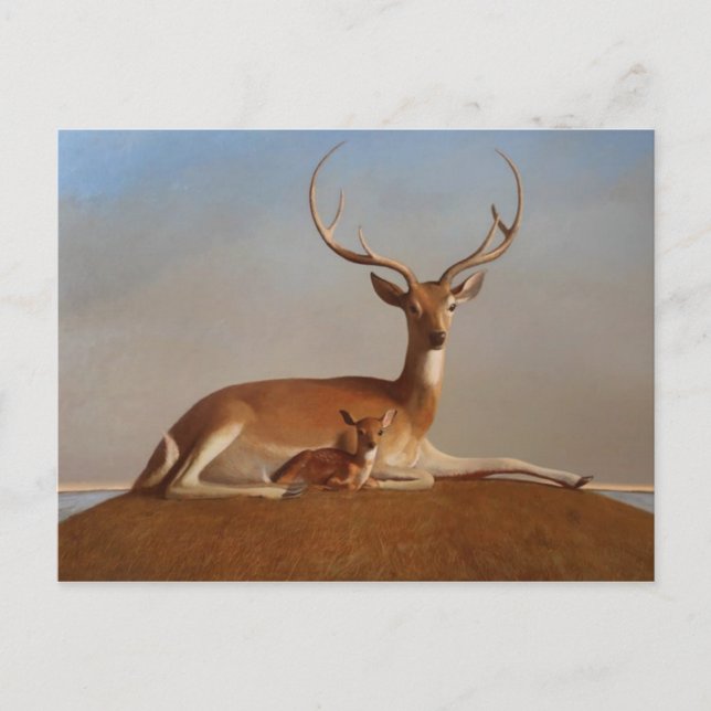 Tarjeta postal clásica de pintura (Anverso)