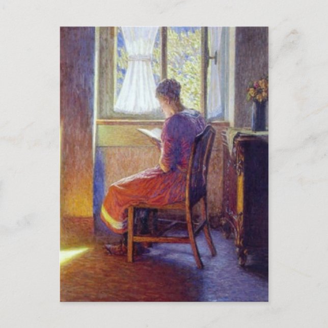 Tarjeta postal clásica de pintura (Anverso)