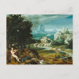 Tarjeta postal clásica de pintura