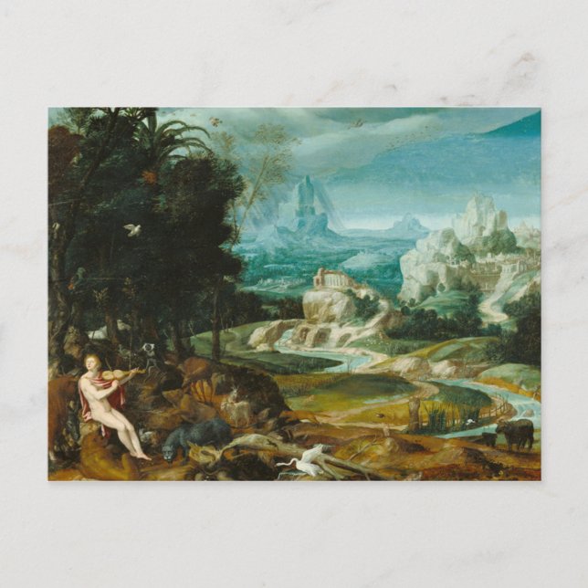 Tarjeta postal clásica de pintura (Anverso)