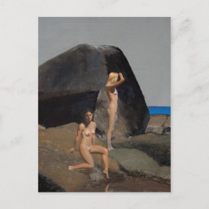 Tarjeta postal clásica de pintura