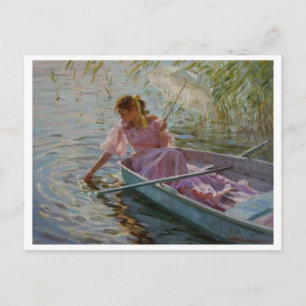 Tarjeta postal clásica de pintura