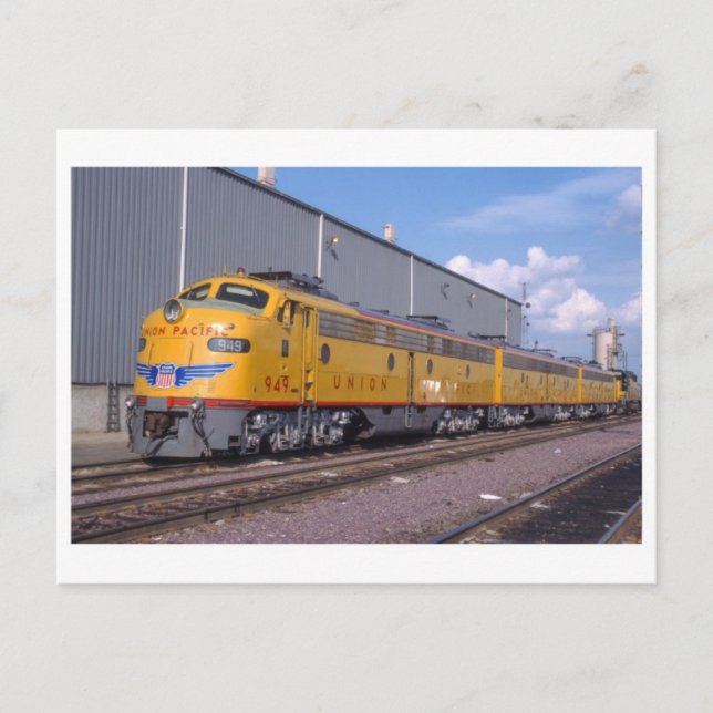 Tarjeta postal clásica del ferrocarril (Anverso)