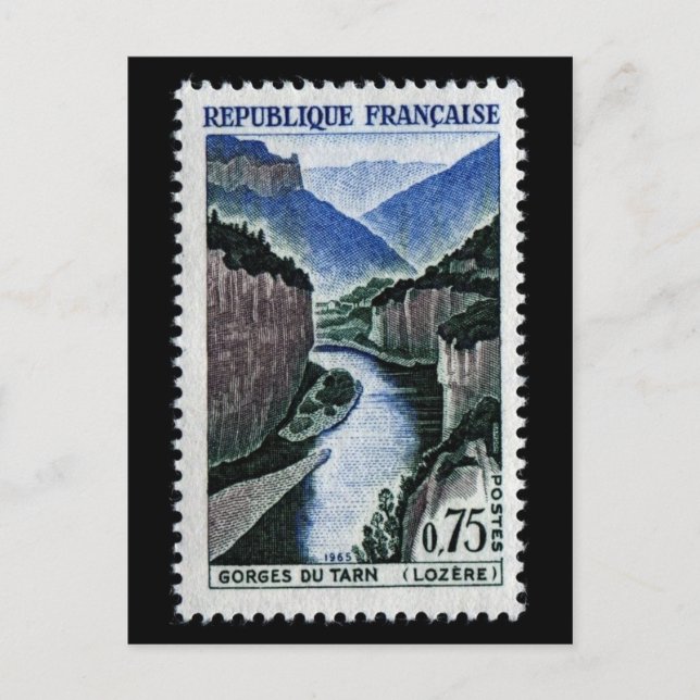 Tarjeta postal clásica grabada (Anverso)