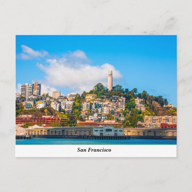 Tarjeta postal Coit Tower (Anverso)