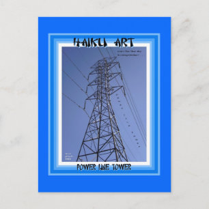 Tarjeta postal colectiva de arte de Power Line Tow