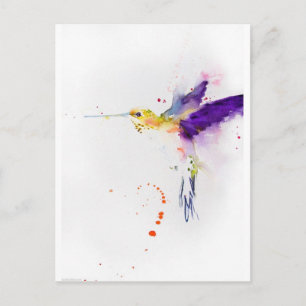 Tarjeta postal - Colibrí