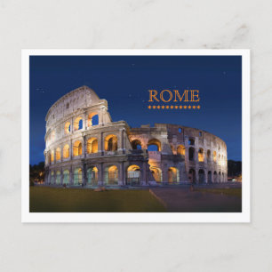 Tarjeta postal Coliseo Roma