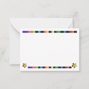 Tarjeta postal colorida