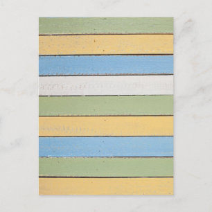 Tarjeta postal Colorous Wood Planks