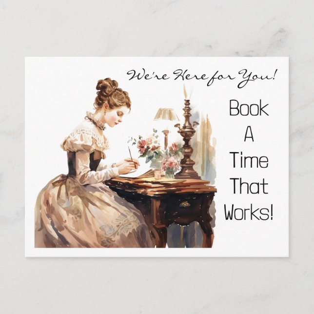 Tarjeta Postal Comercial de Marketing de la Empres (Anverso)