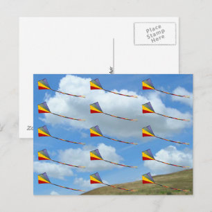 Tarjeta postal - Cometas en formación
