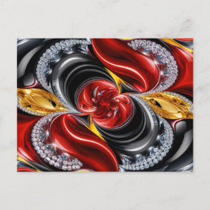 Tarjeta postal con diseño de colores de Alemania