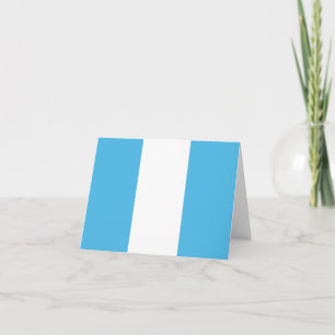 Tarjeta postal con la bandera de Guatemala