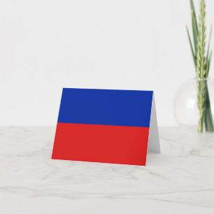 Tarjeta postal con la bandera de Haití