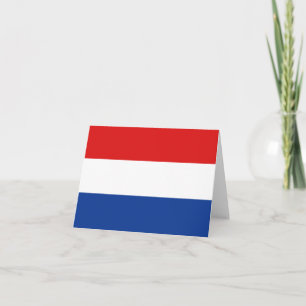 Tarjeta postal con la bandera de los Países Bajos