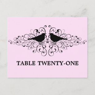 Tarjeta postal con número de tabla de natación par