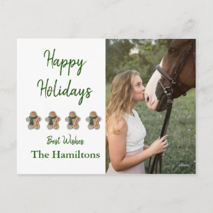 Tarjeta postal con pan de jengibre
