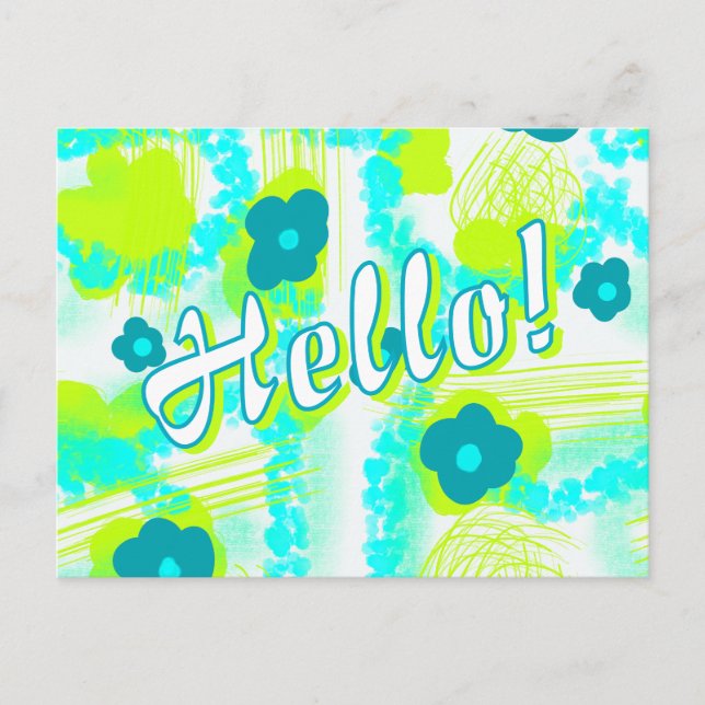 Tarjeta postal con plantilla de foto de vacaciones (Anverso)