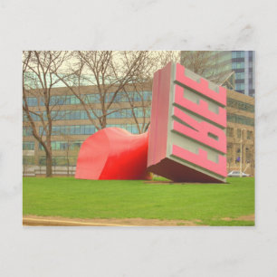 Tarjeta postal con sello gratuito Cleveland Ohio