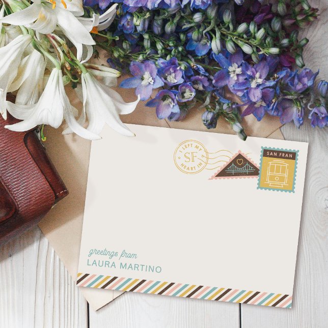 Tarjeta postal con sellos de San Francisco (Subido por el creador)