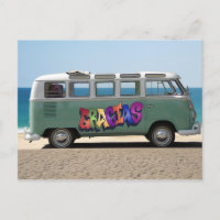 Tarjeta postal con un Gracias Graffiti en la parte