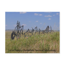 Tarjeta postal conmemorativa de Little Bighorn