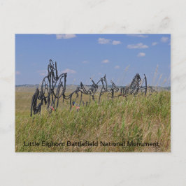 Tarjeta postal conmemorativa de Little Bighorn