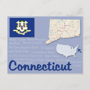 Tarjeta postal "Connecticut"
