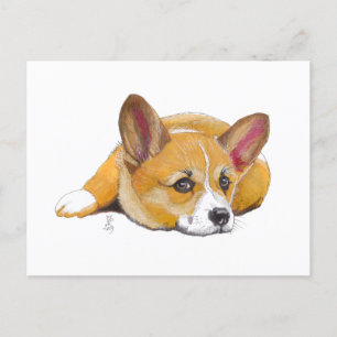 Tarjeta postal Corgi Doggust 2019