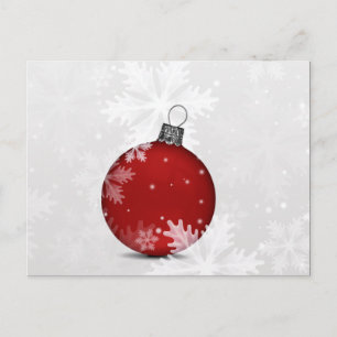 tarjeta postal corporativa festiva de Navidad plat