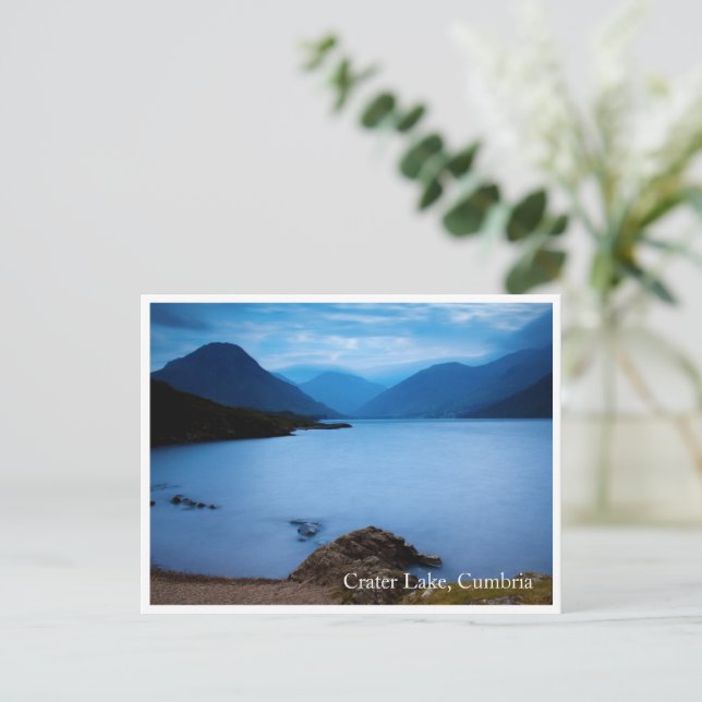 Tarjeta postal - Crater Lake Cumbria (Anverso de pie)