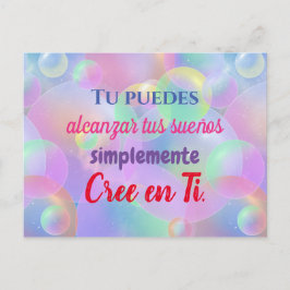 Tarjeta postal - Cree en Ti